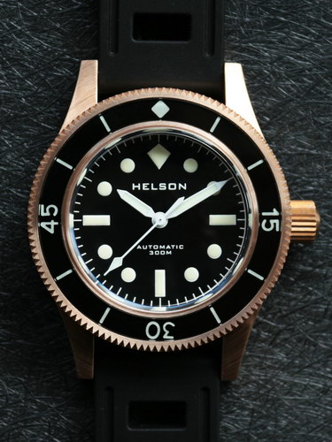 Helson skin shop diver watch